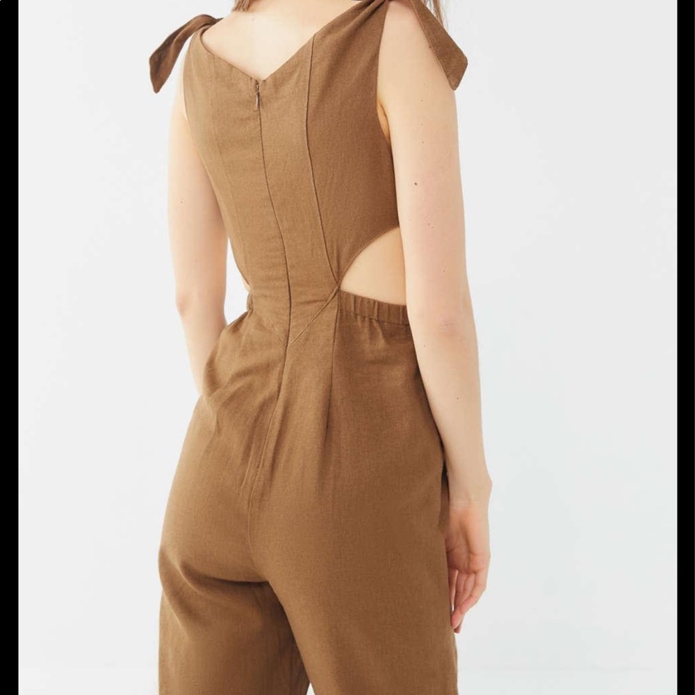 Urban outfitters linen jumpsuit